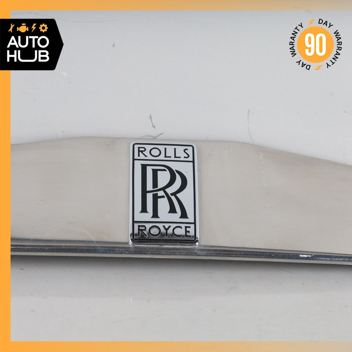 81-85 Rolls Royce Silver Spirit Radiator Hood Center Grill Upper Cover OEM - photo 5