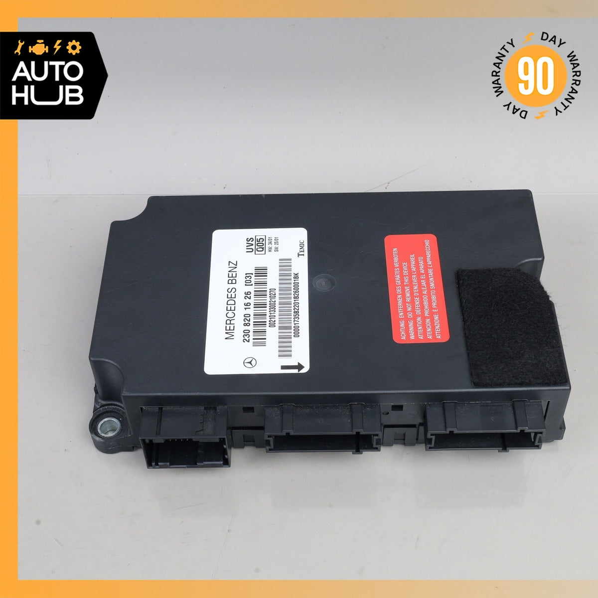 03-08 Mercedes R230 SL500 SL55 SL550 Convertible Top Roof Control Module OEM - photo 2