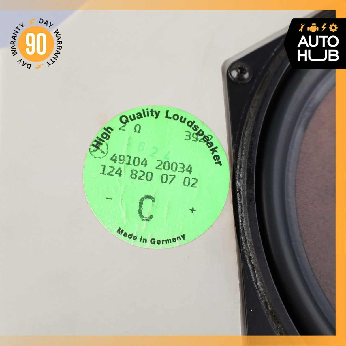 88-95 Mercedes W124 300CE E320 Front Left Door Speaker OEM - photo 12