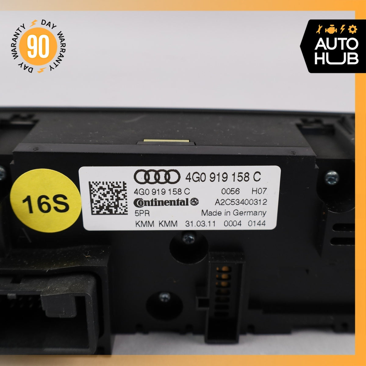 Audi 4G8 A7 Rear A/C Climate Control Switch Panel 4G0919158C OEM - photo 11