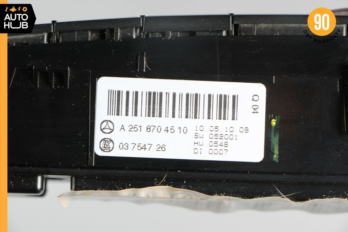 06-10 Mercedes W251 R350 R320 Center Dashboard Hazard ESP Control Switch OEM - photo 11
