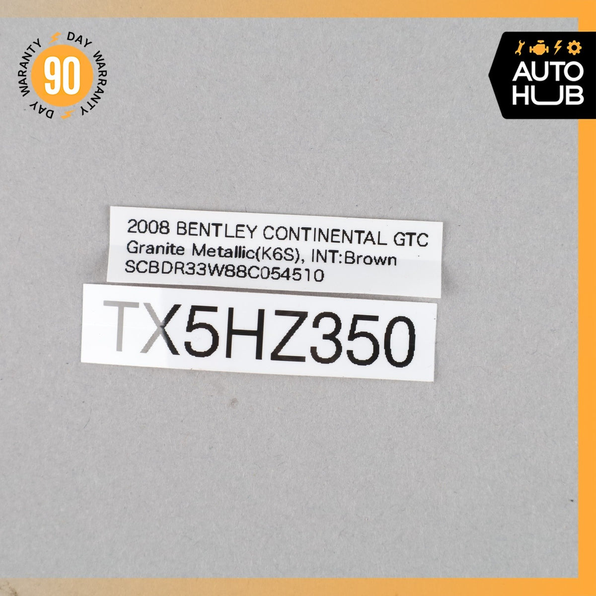 08-14 Bentley Continental GTC GT Engine Cooling Radiator AC A/C Condenser OEM - photo 16