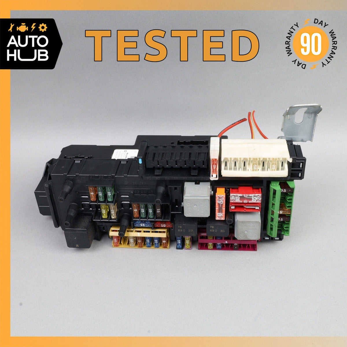 10-18 Mercedes W212 E250 Rear Relay Fuse Box SAM Module 2129001406 OEM - photo 1