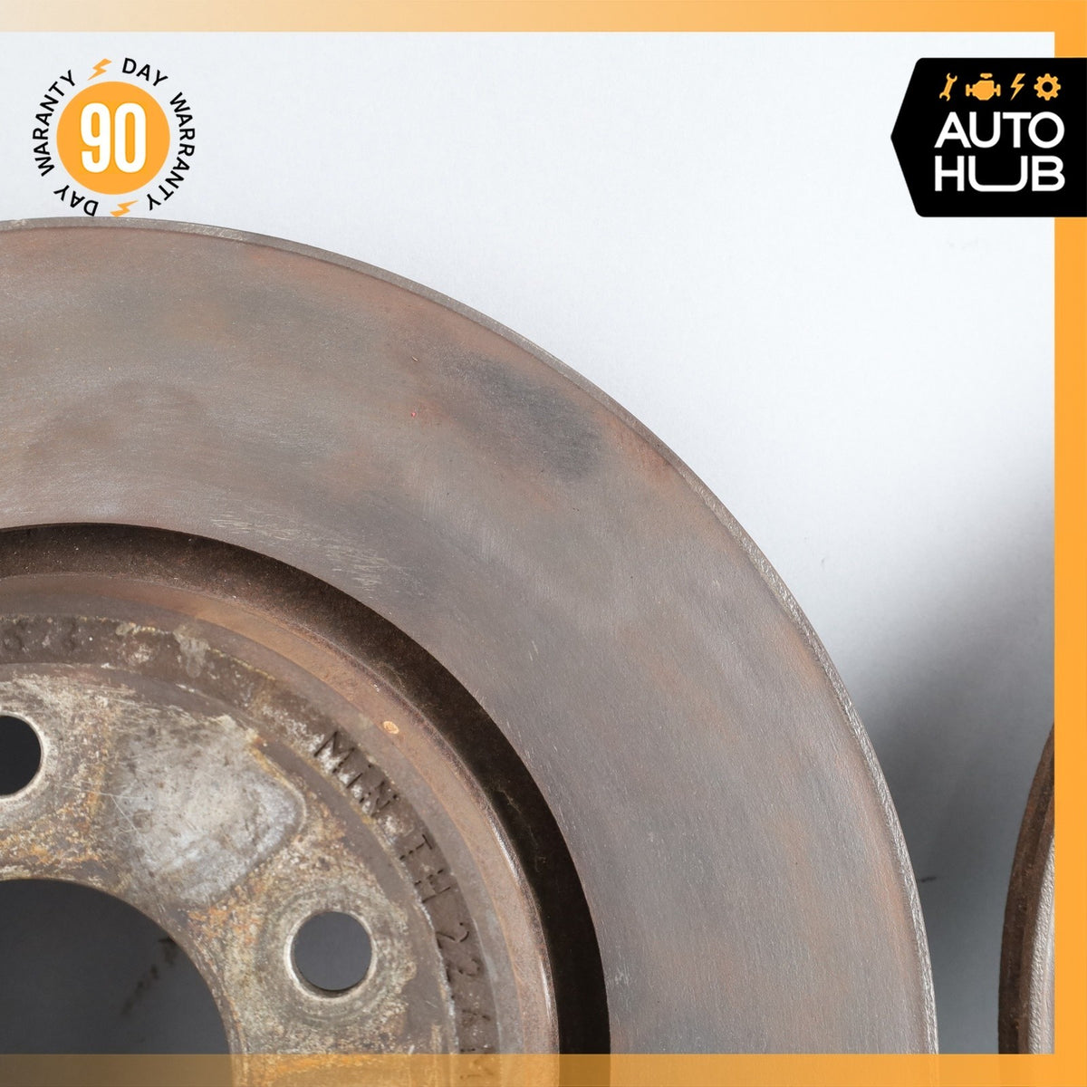 00-10 Bentley Arnage / RR Seraph Rear Brake Rotor Rotors Set PC56961PB OEM 42k - photo 4