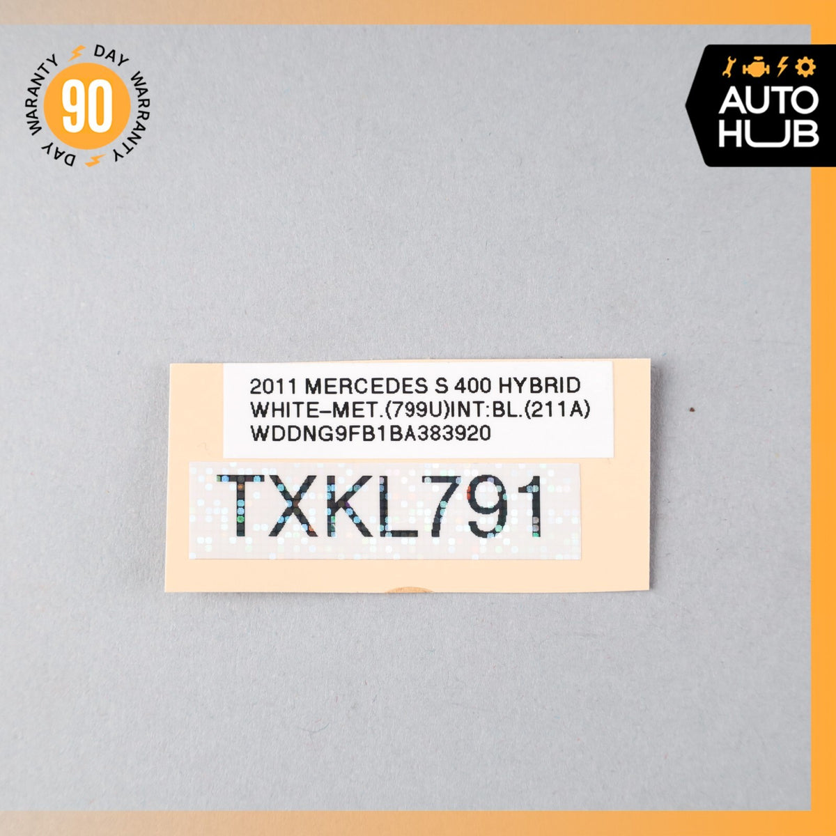 10-13 Mercedes W221 S400 S63 AMG Seat Belt Front Right Passenger Side Black OEM - photo 14
