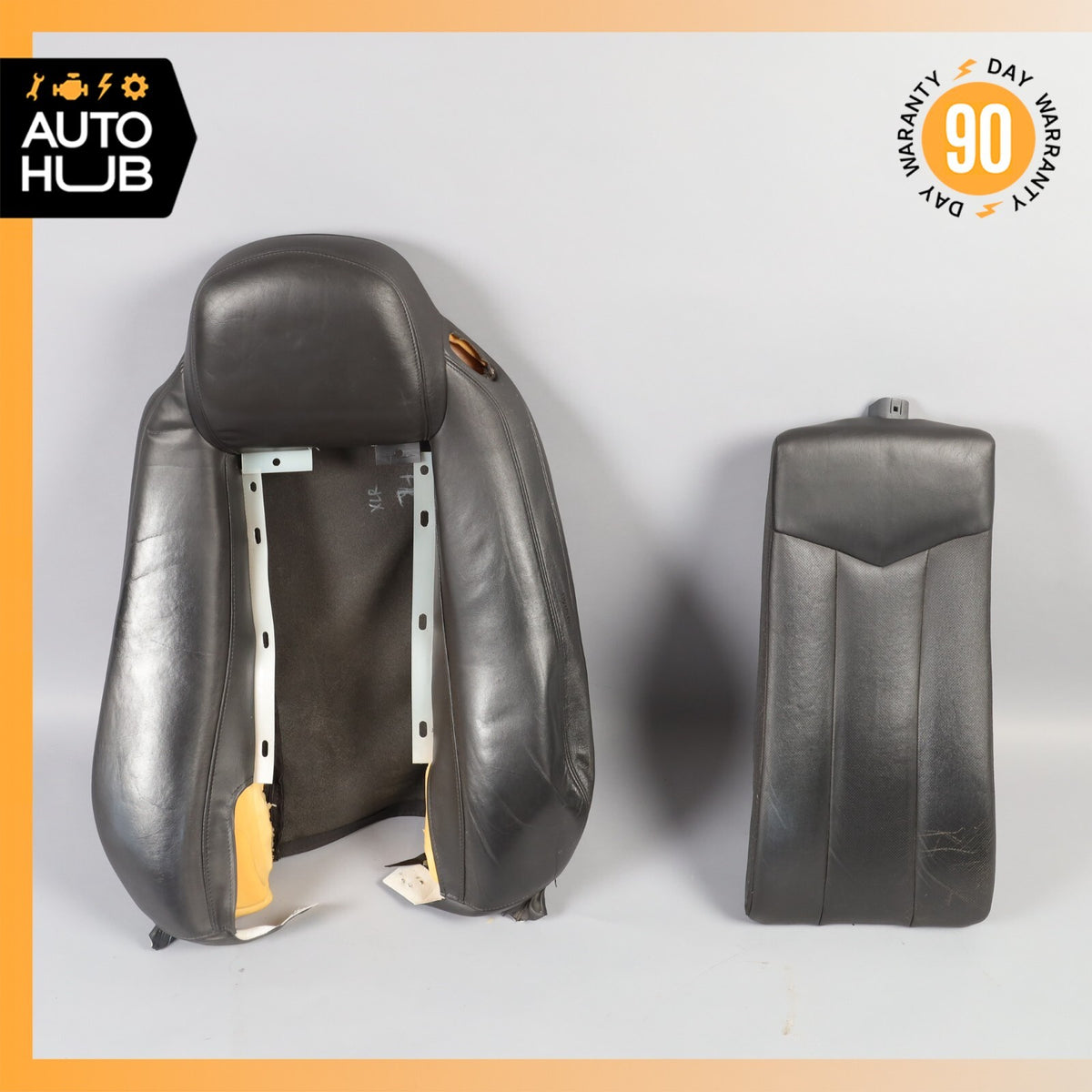 04-05 Cadillac XLR Left Driver Side Top Upper Seat Cushion Black OEM - photo 2
