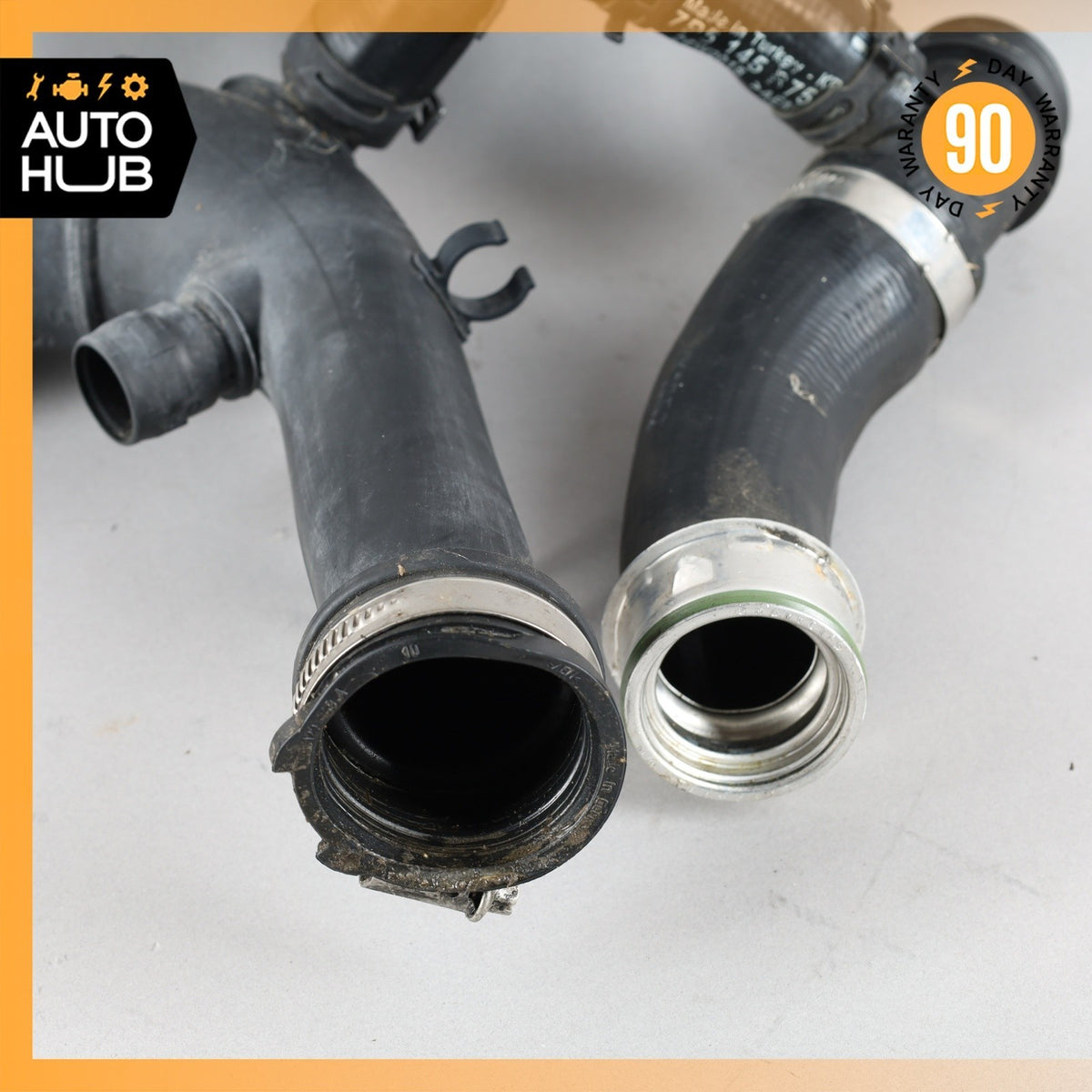 Porsche Cayenne 958 3.6L Left Radiator Intercooler Coolant Hose Set OEM - photo 4