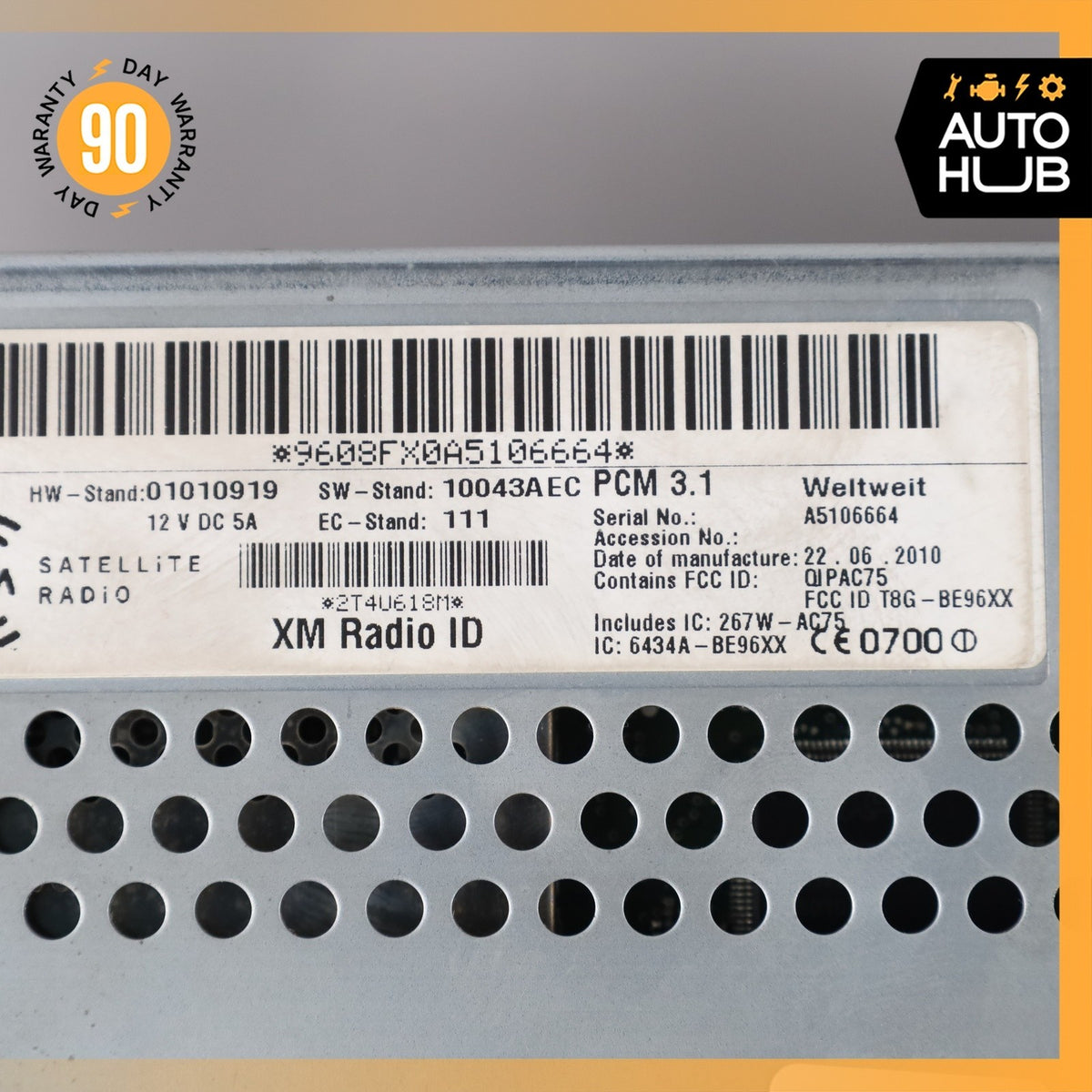 11-16 Porsche Cayenne 958 Command Head Unit Navigation Radio 95864297100 OEM - photo 19