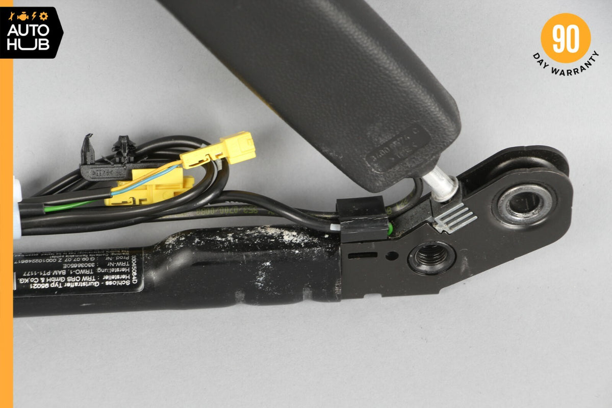 07-14 Mercedes W216 CL63 AMG S550 Front Left Driver Seat Belt Buckle Black OEM - photo 8