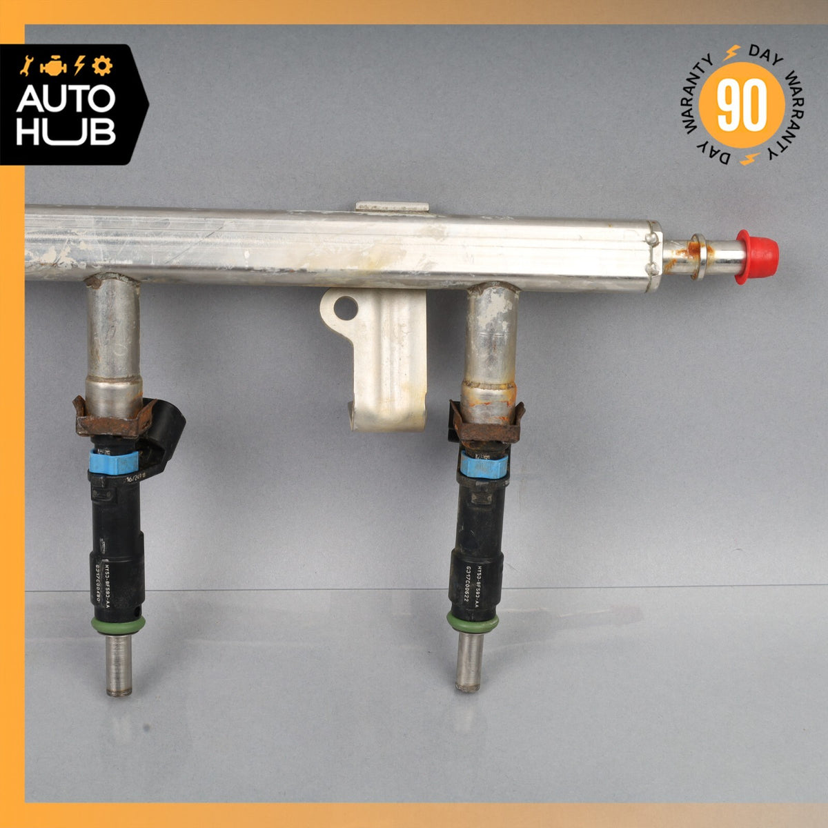 Aston Martin DBS DB11 5.2L V12 Right Fuel Injection Rail Line w/ Injectors OEM - photo 11