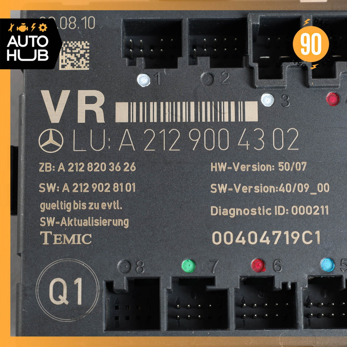 08-18 Mercedes W207 E550 C300 E400 Front Right Side Door Control Module OEM - photo 7