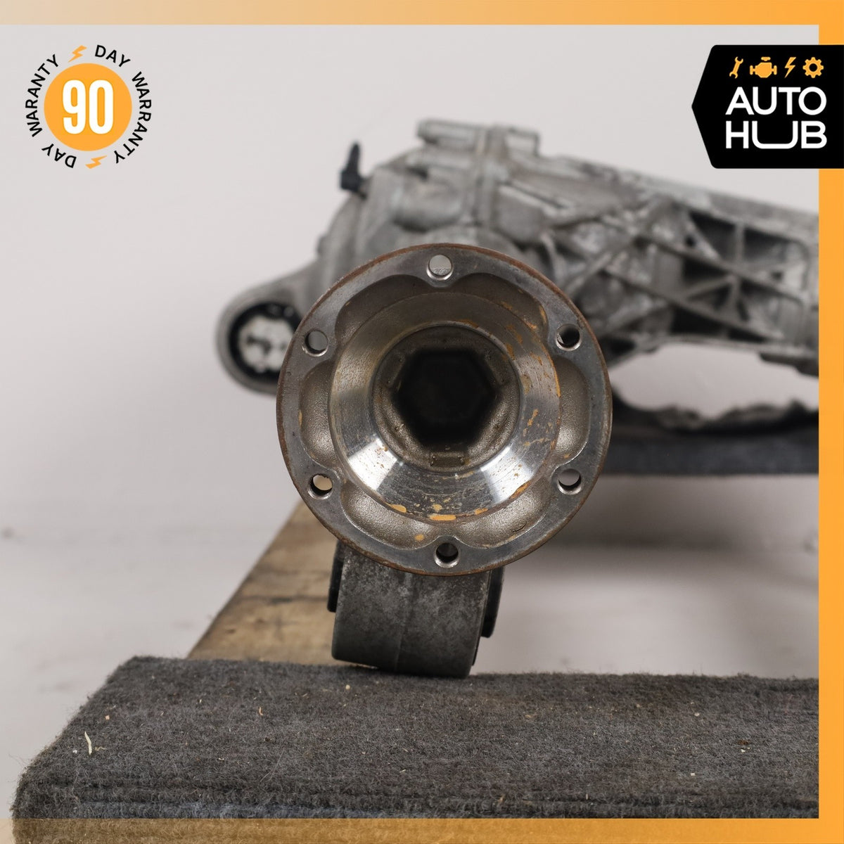 11-14 Porsche Cayenne 958 S 4.8L V8 Front Differential Axle Carrier Diff OEM - photo 16