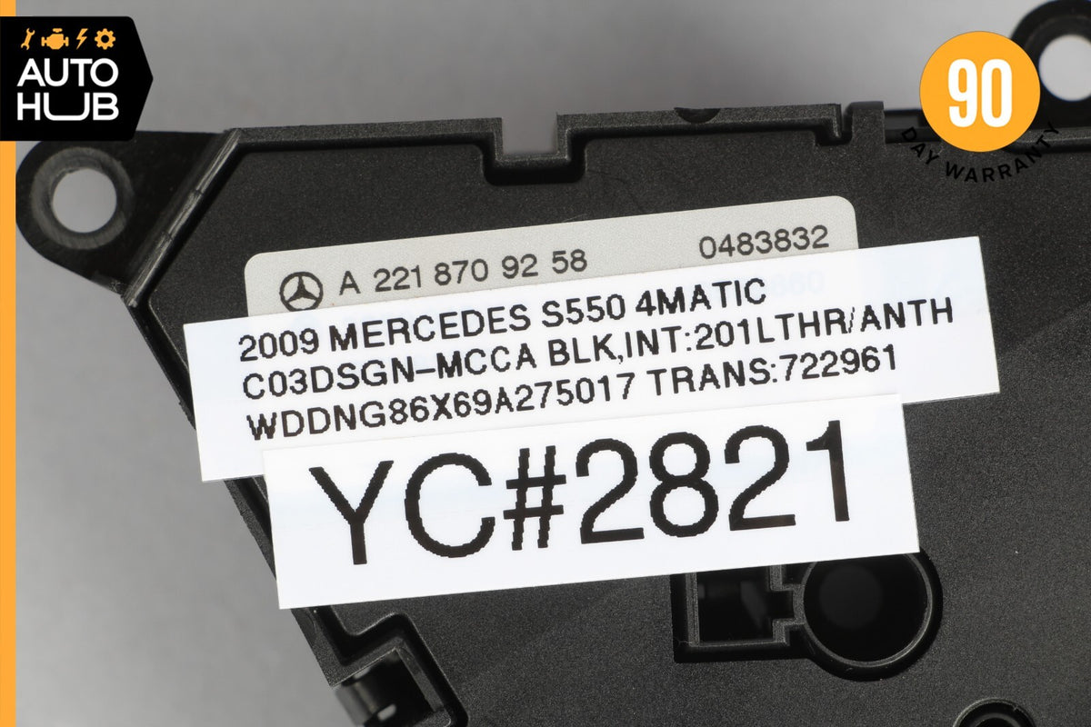 07-14 Mercedes W221 S550 CL550 Front Left Driver Seat Control Memory Switch OEM - photo 11