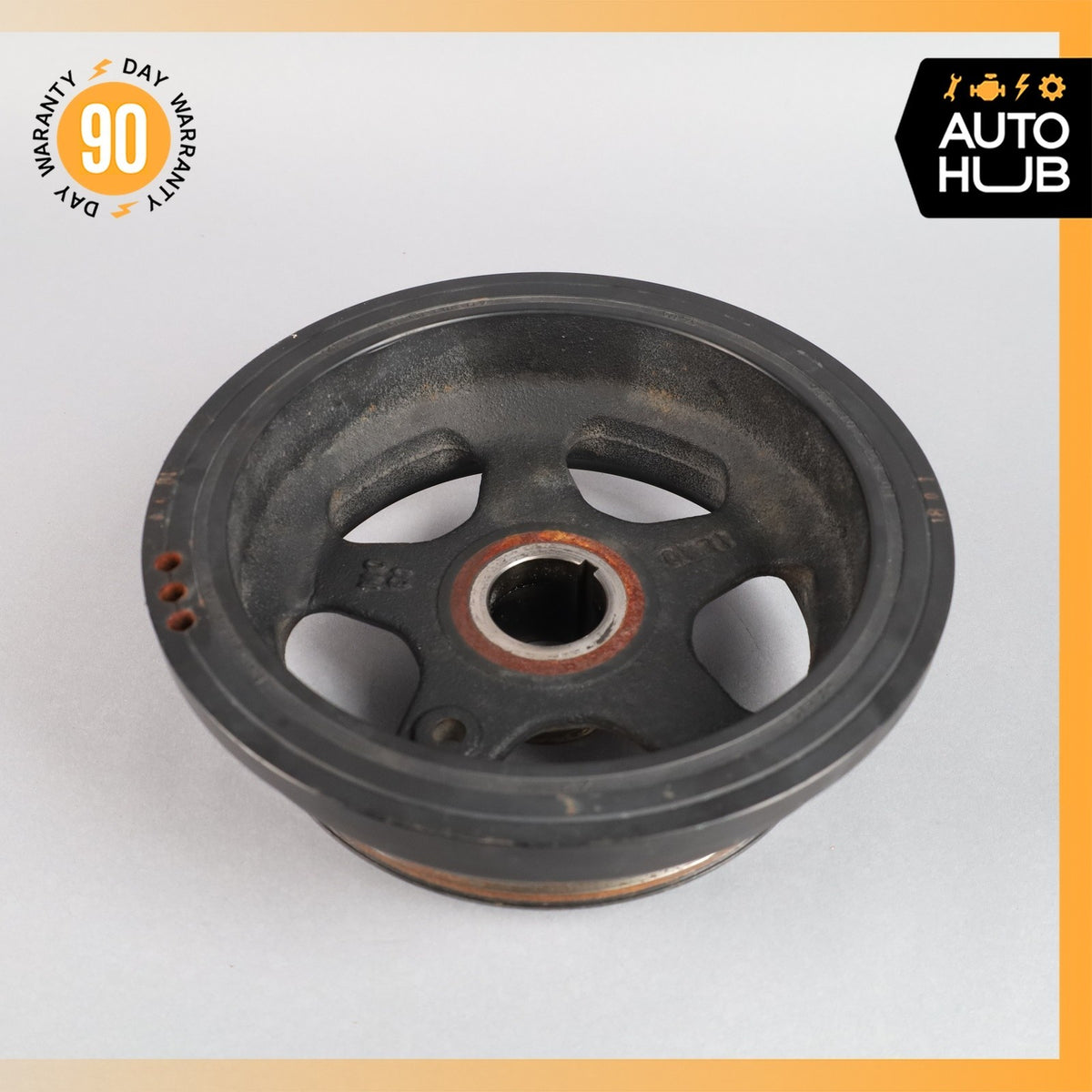 11-16 Porsche Panamera 970 3.6L V6 Crank Shaft Pulley Harmonic Dampener OEM 99k - photo 2