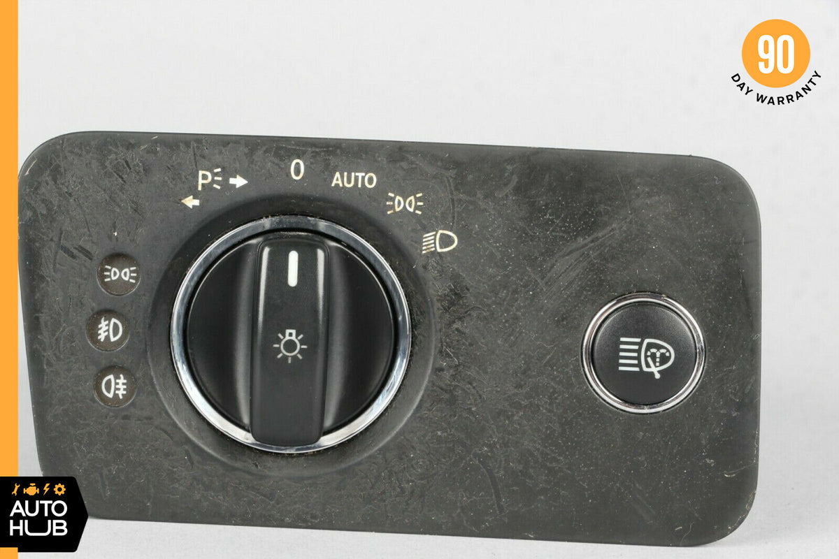 06-11 Mercedes W219 CLS63 CLS55 Headlight Switch Washer Black 2195450104 OEM - photo 1