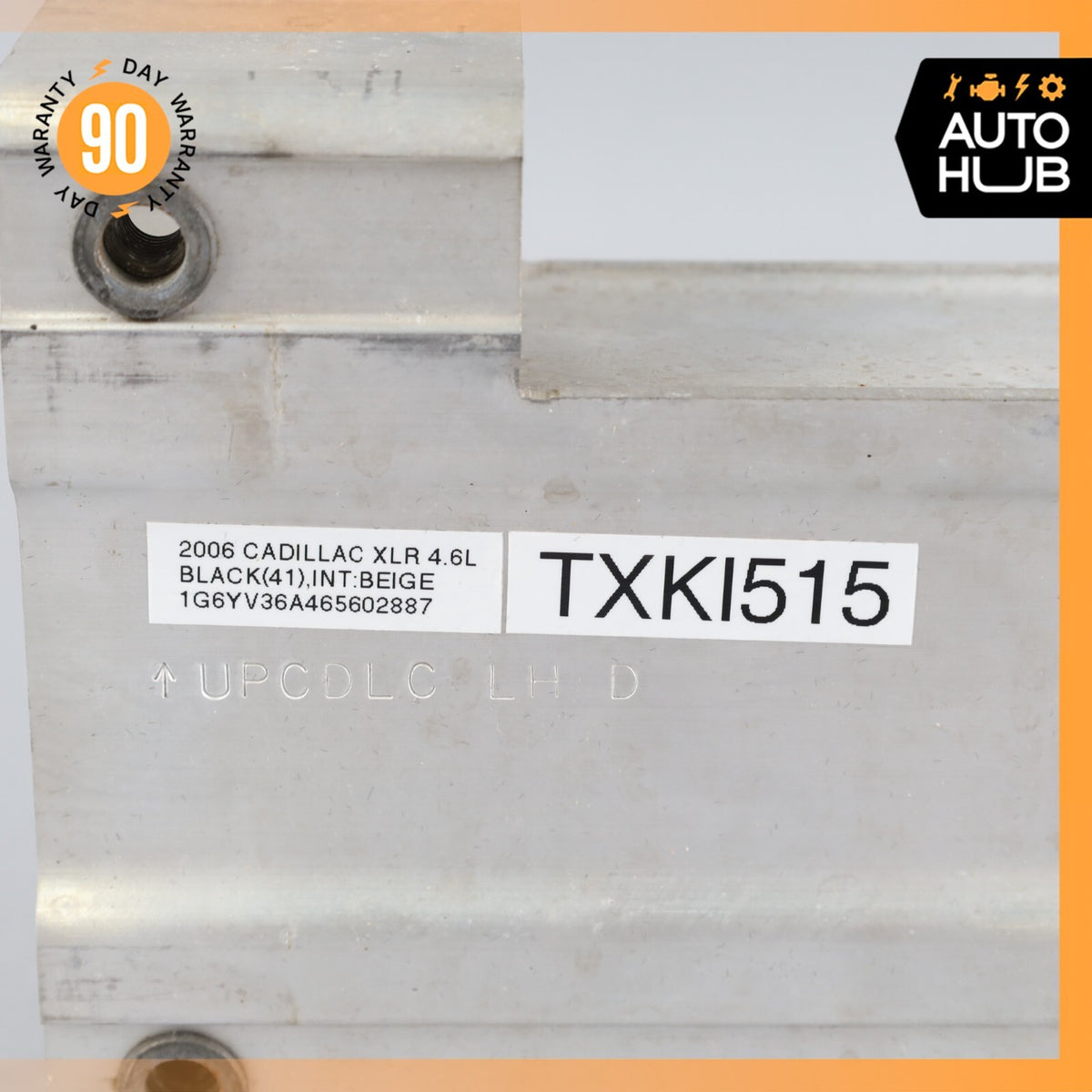 04-09 Cadillac XLR Front Left Side Reinforcement Extension Bar 15889929 OEM - photo 8