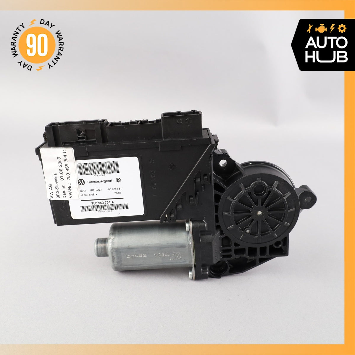 Porsche Cayenne 955 Rear Right Side Door Window Regulator Motor OEM - photo 2