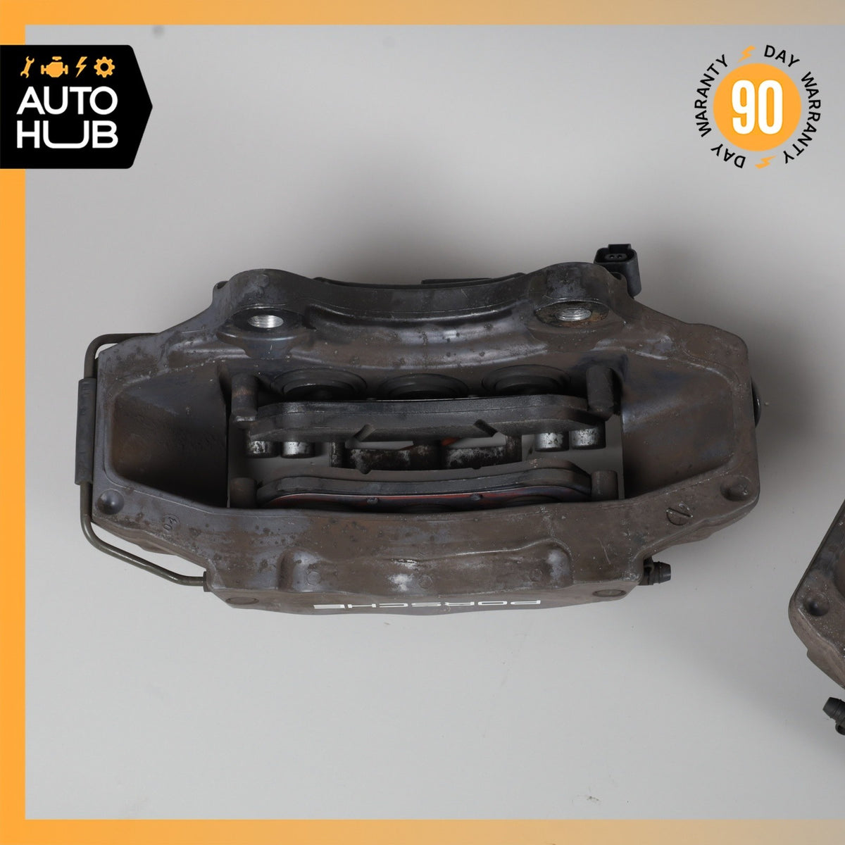 04-10 Porsche Cayenne 955 Front Left & Right Brake Caliper Set OEM - photo 17