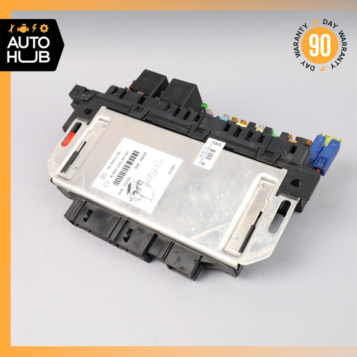 03-12 Mercedes R230 SL500 SL55 AMG SL550 Rear SAM Fuse Box Relay Module OEM - photo 1