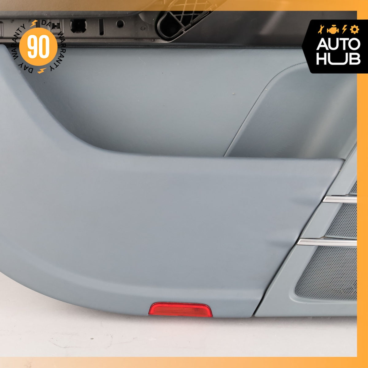 Porsche Cayenne 958 Turbo Front Left Side Interior Door Panel Leather Blue OEM - photo 6