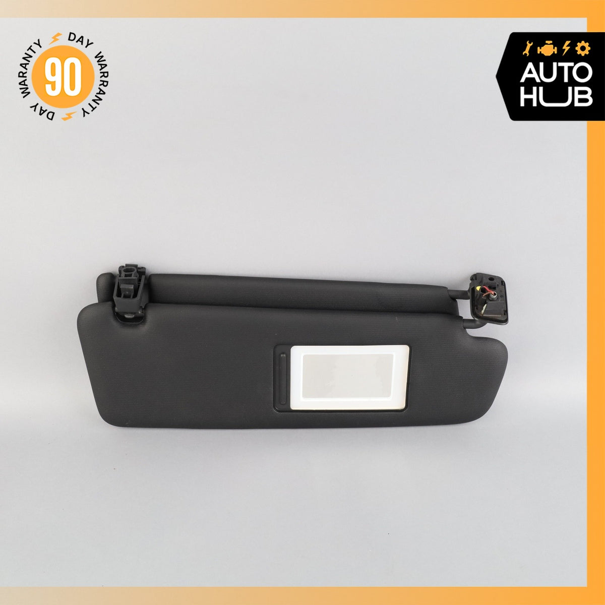11-18 Porsche Cayenne 958 S Sun Visor Sunvisor Front Right Side Black OEM - photo 11