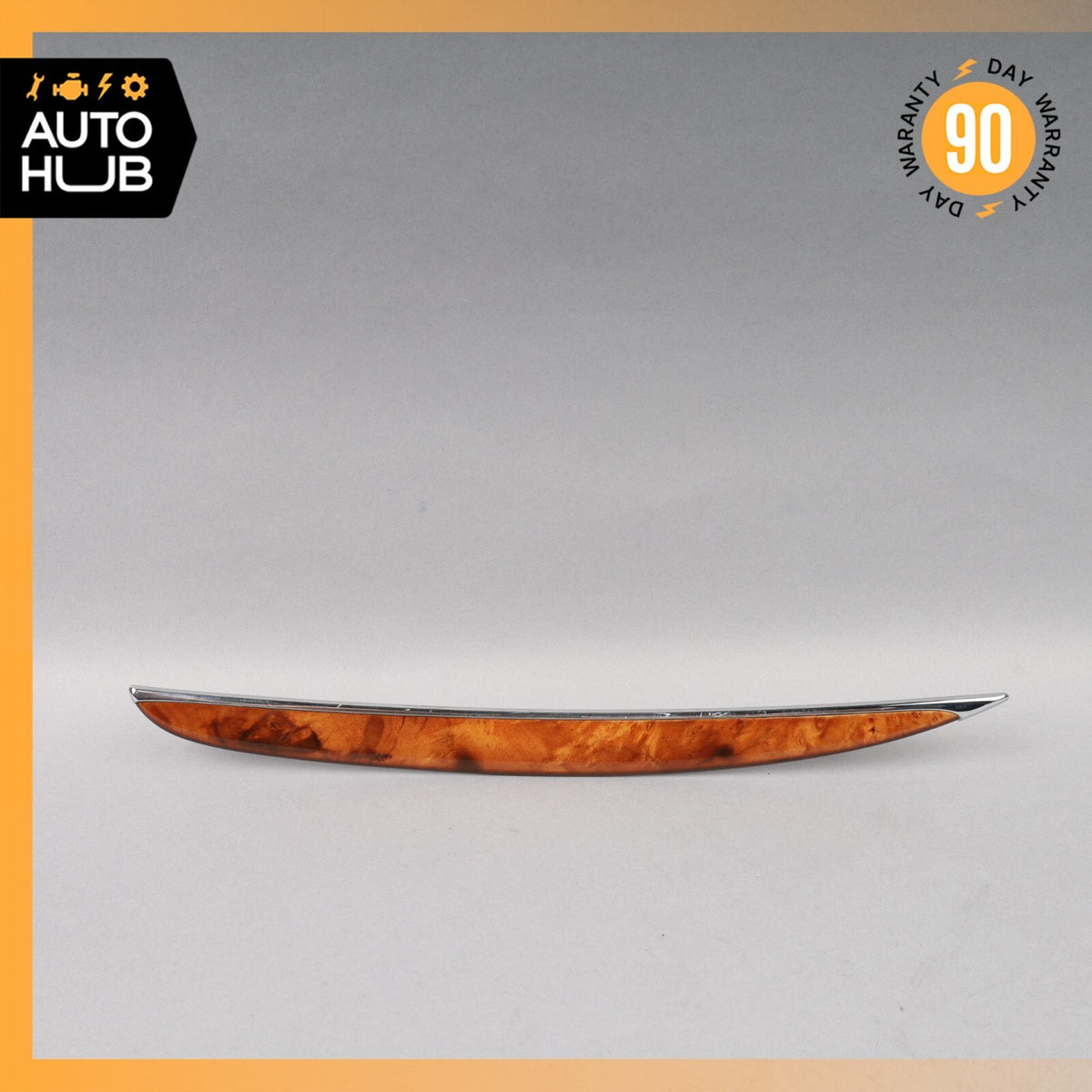 04-09 Mercedes W209 CLK500 CLK550 Rear Right Passenger Side Door Trim Wood OEM - photo 1