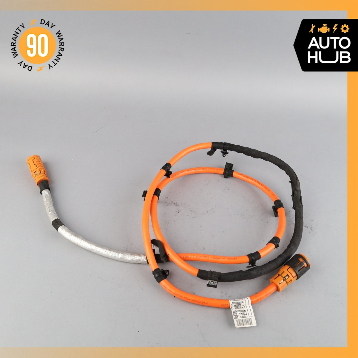 16-18 BMW F15 X5 Hybrid A/C AC Air Compressor Wire Wiring Cable 6800375 OEM - photo 2