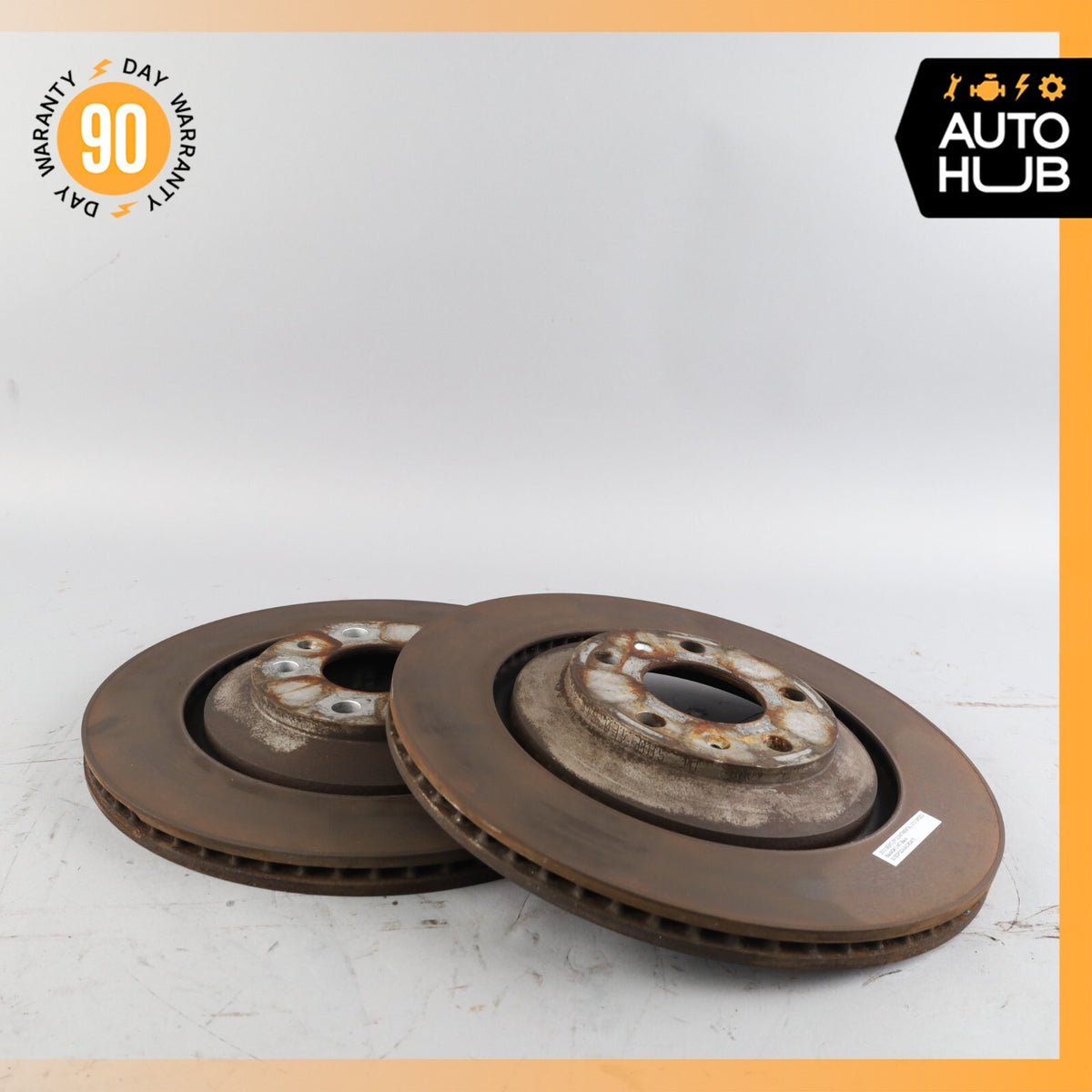 03-18 Bentley Continental GTC Speed GT Rear Left & Right Brake Rotors Disc OEM - photo 22