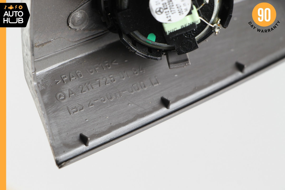 07-09 Mercedes W211 E350 E320 Tweeter Speaker Cover Left Driver Side Gray OEM - photo 9