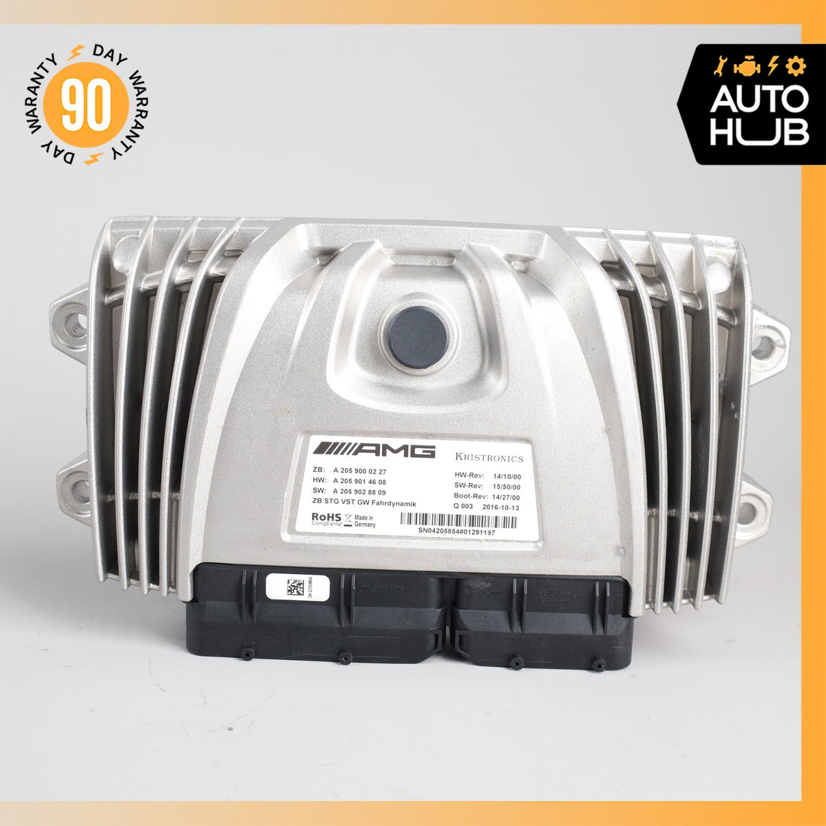 17-18 Mercedes W205 C43 AMG Dynamic Suspension Computer Control Module Unit OEM - photo 7