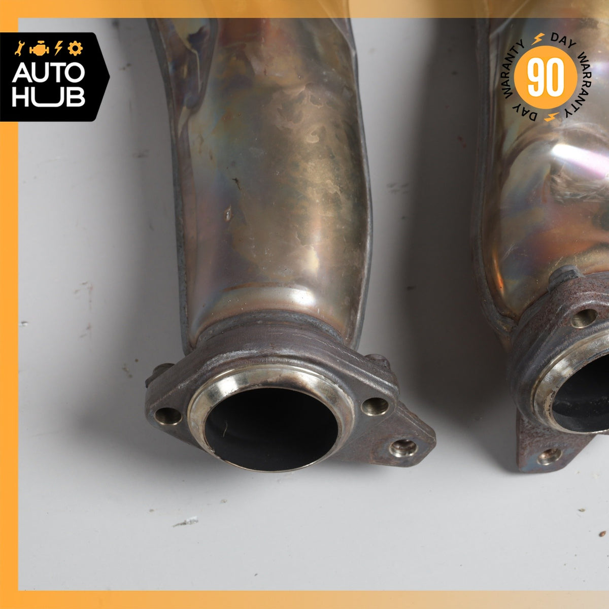 12-19 Mercedes X166 GL450 ML63 AMG Engine Exhaust Pipe Right & Left Side Set OEM - photo 13
