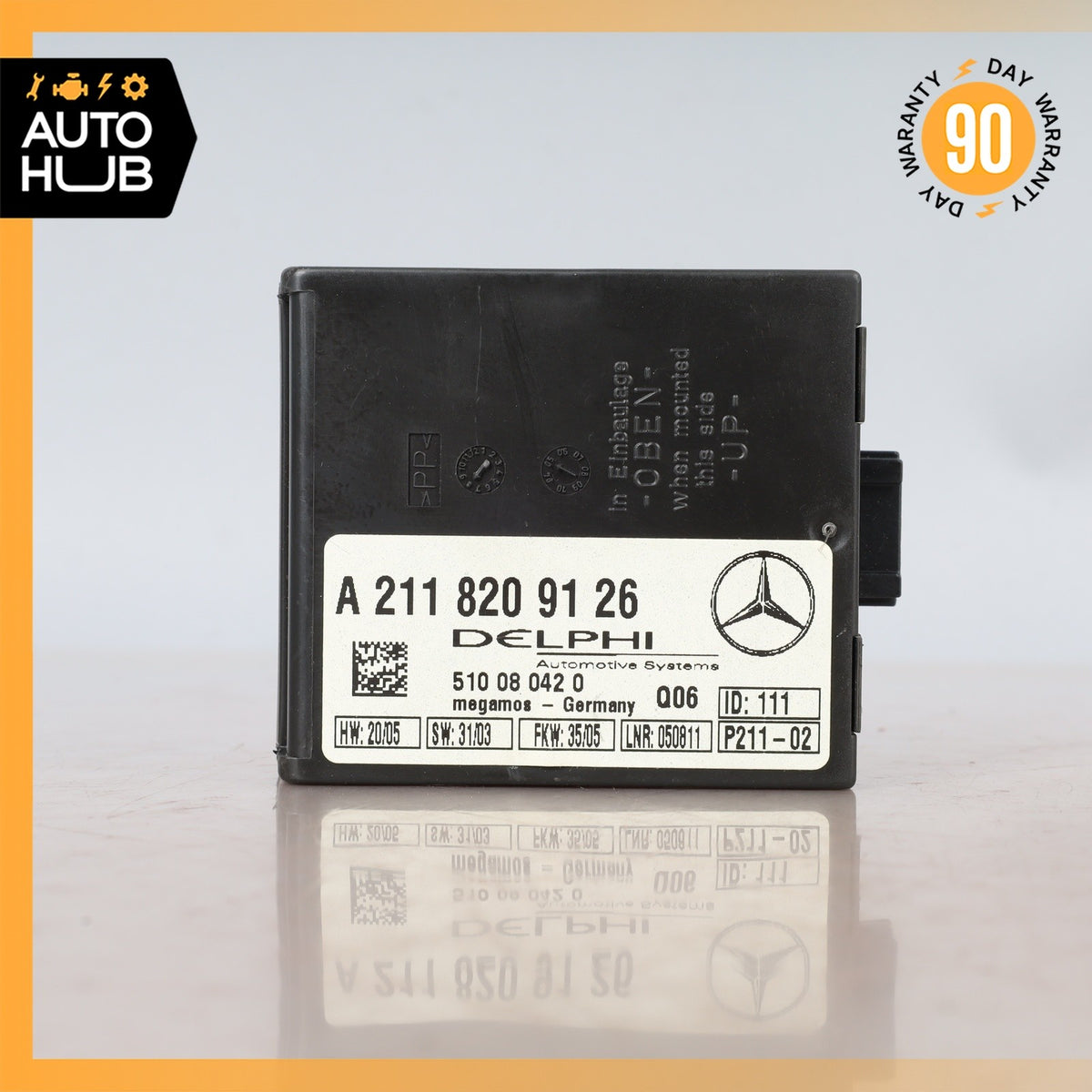 00-12 Mercedes R171 SLK350 SL500 E320 Anti Theft Alarm Module 2118209126 OEM - photo 4