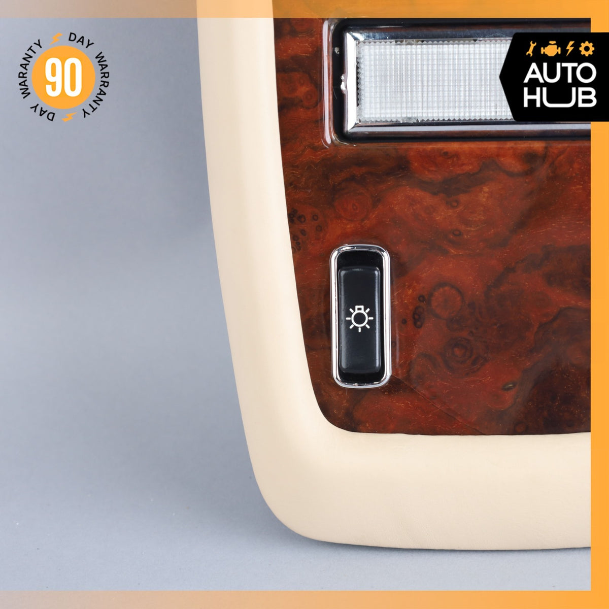 00-02 Rolls Royce Seraph / Bentley Arnage Rear Overhead Dome Light Lamp Wood OEM - photo 7