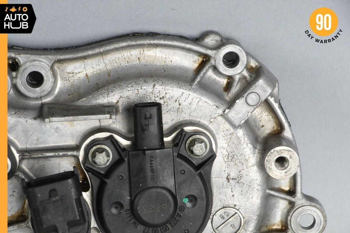Mercedes W221 S550 E350 Front Left Side Engine Timing Chain Cover Plate OEM - photo 3