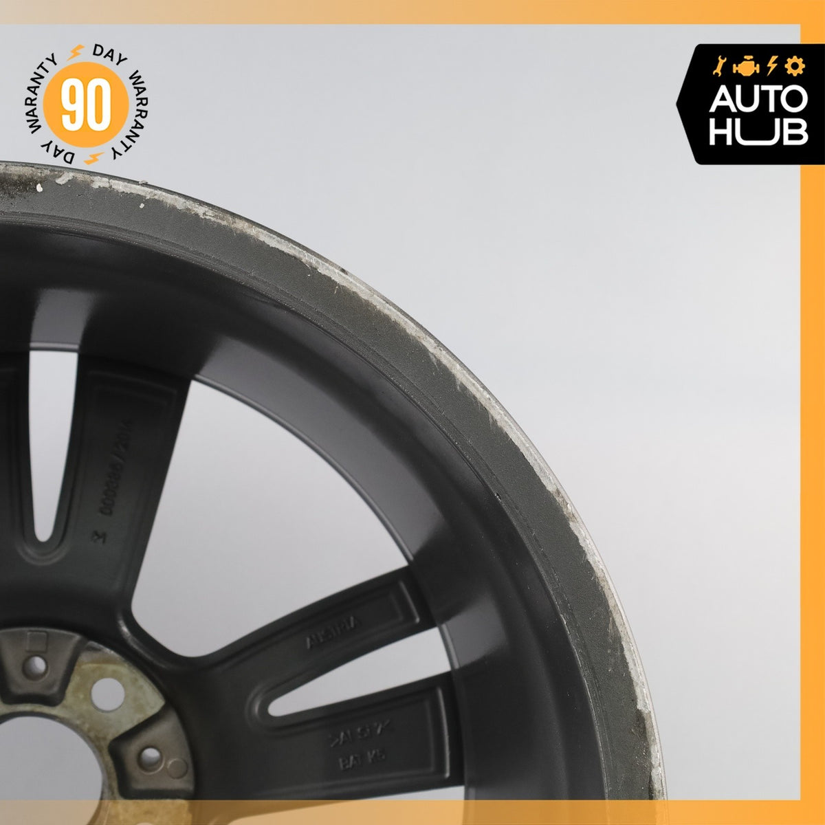 BMW F30 335i 340i 430i 8.5 x 19 19" Style 442 Rear Wheel Rim Polished Gray OEM - photo 10