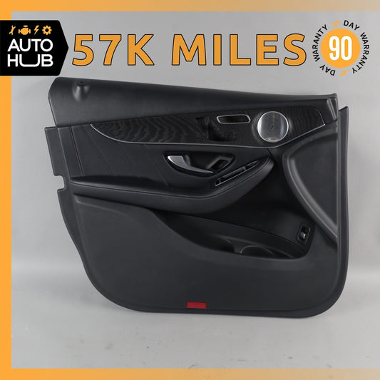 16-23 Mercedes X253 GLC300 GLC300e Front Left Side Interior Door Panel OEM 57k - photo 1