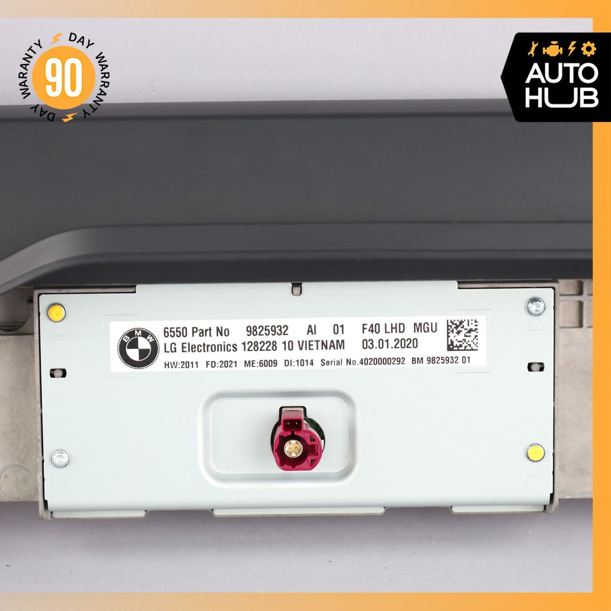 20-24 BMW F44 M235i 10.25" Information Navigation Display Screen Monitor OEM 42k - photo 9