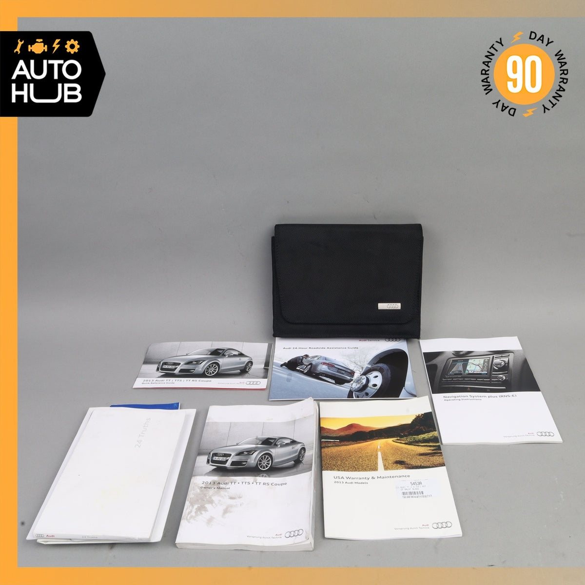 2013 Audi 8J TT Coupe Owner's Operator's Manual Book Set OEM - photo 2