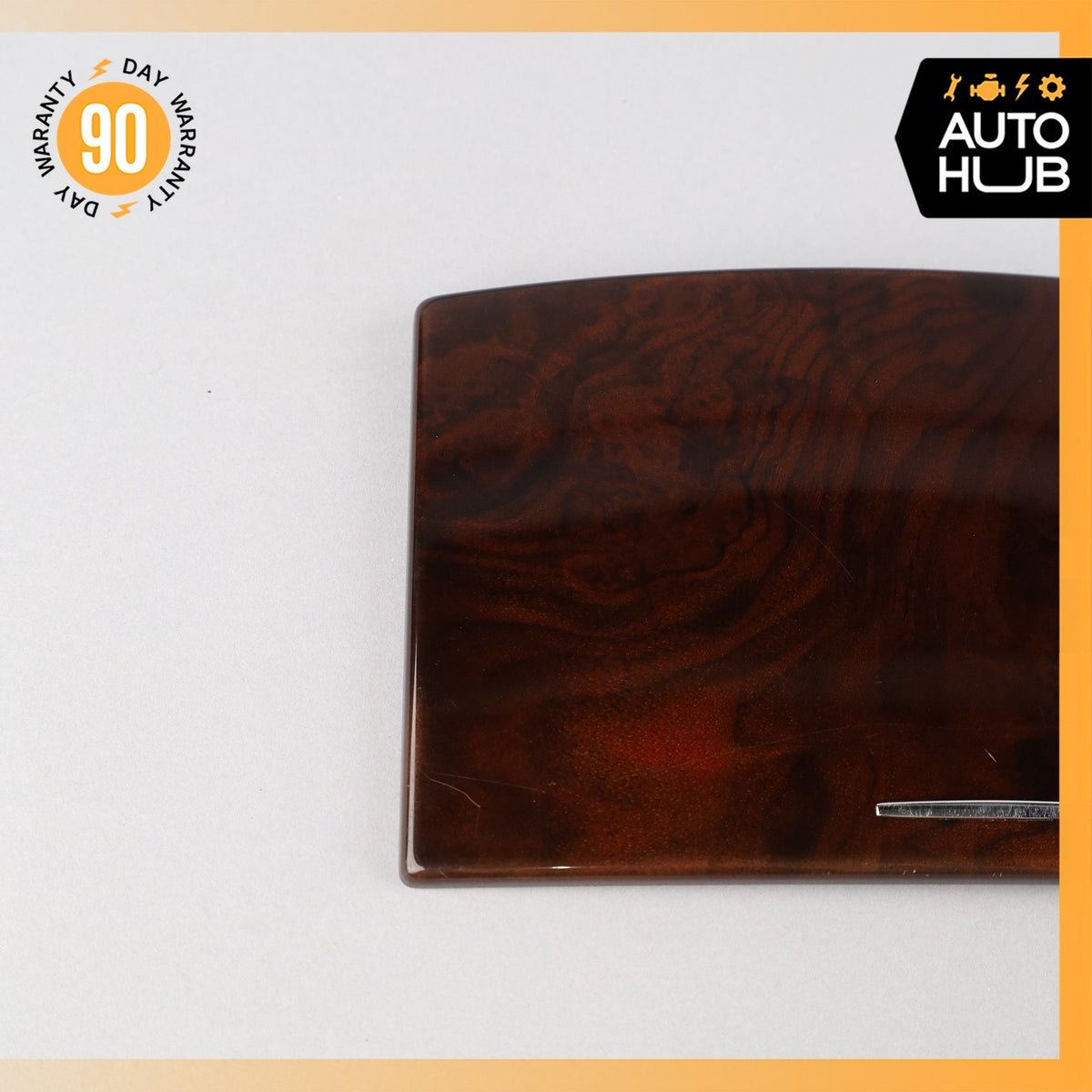 10-13 Mercedes W221 S550 S400 Center Console Cup Holder Cover Trim Wood OEM - photo 2