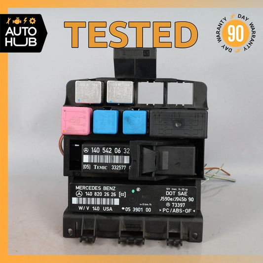 94-99 Mercedes W140 S320 300SE S420 S500 Front Fuse Relay Box Panel OEM - photo 1