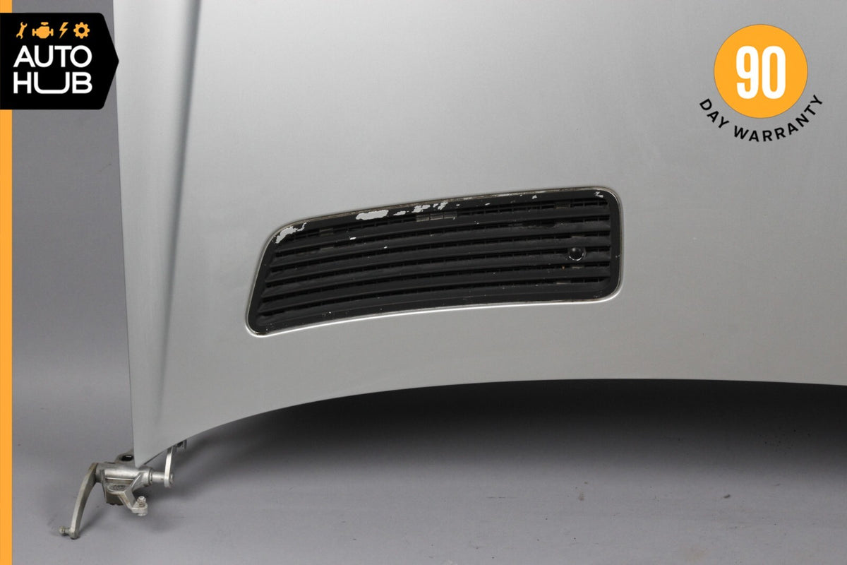 07-13 Mercedes W221 S600 S550 Hood Panel Assembly Iridium Silver Metallic OEM - photo 4