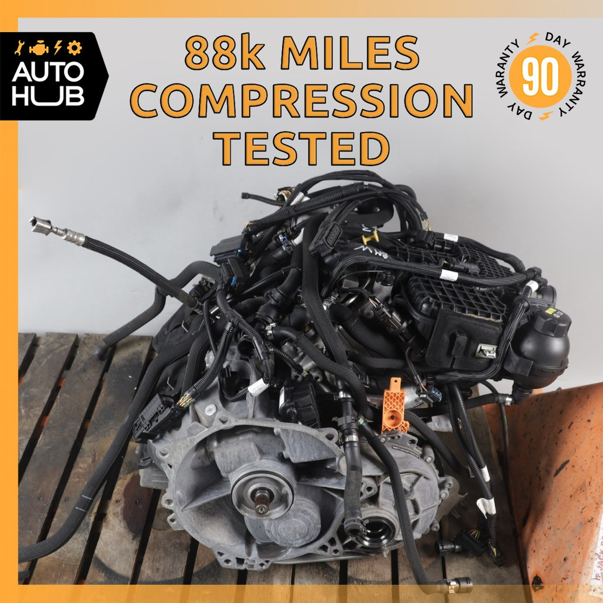 14-17 BMW i3 I01 REX 0.6L IB1 Engine Motor Assembly w/ Transmission OEM 88k - photo 1