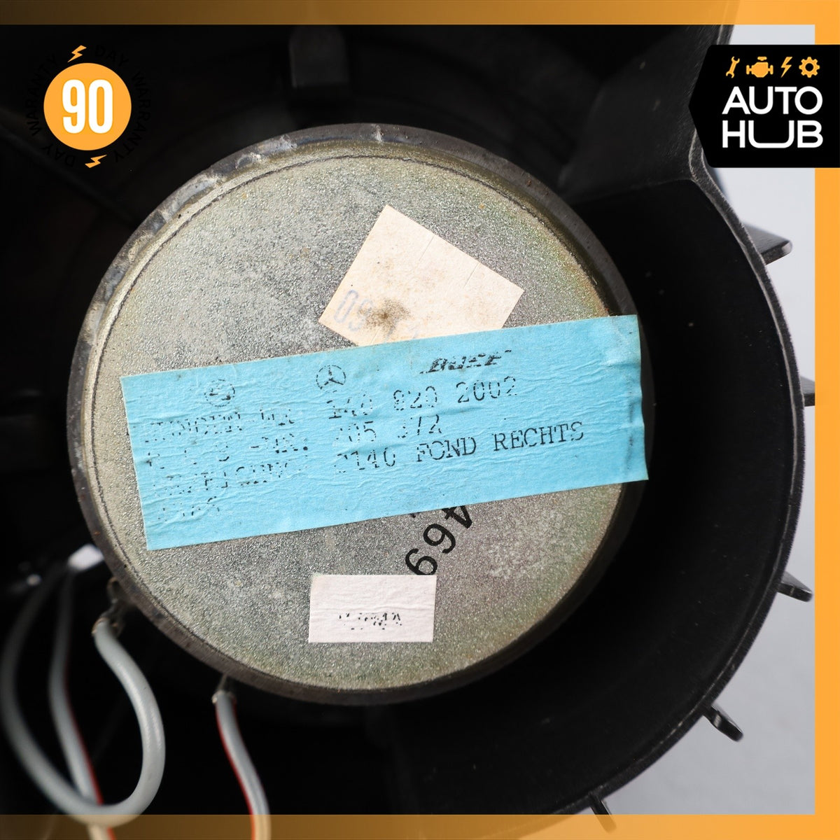 93-99 Mercedes W140 CL600 S500 Coupe Rear Right Side Door Sound Speaker Bose OEM - photo 9