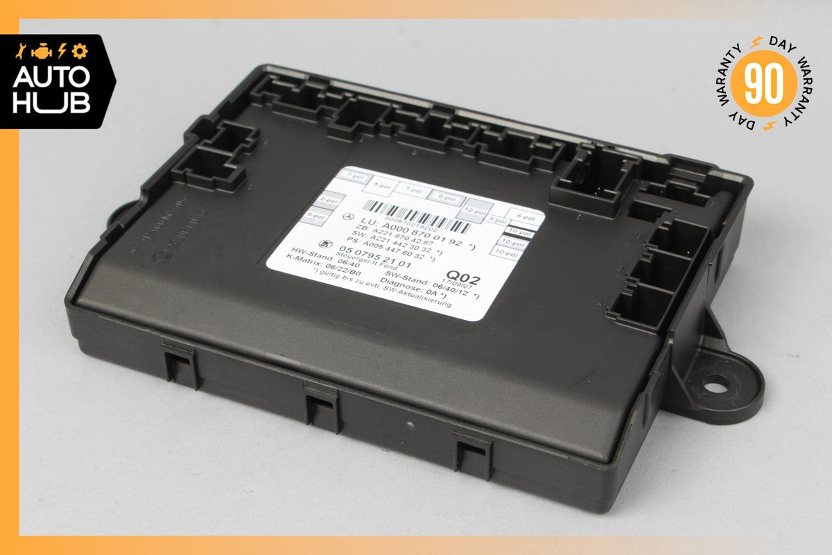 07-13 Mercedes W221 S550 S63 AMG Rear Door Control Module 0008700192 OEM - photo 1