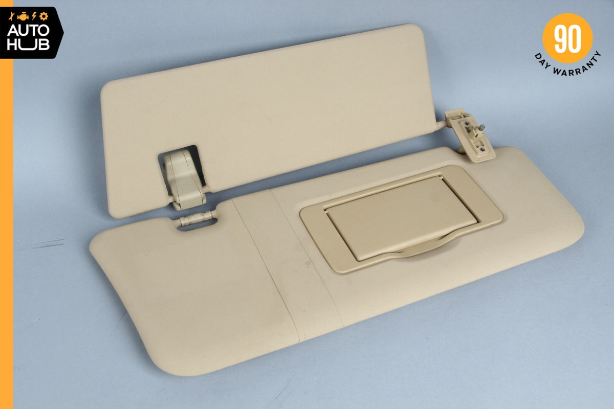 06-12 Mercedes W164 ML63 AMG ML350 ML450 Sun Visor Sunvisor Right Side Beige OEM - photo 1