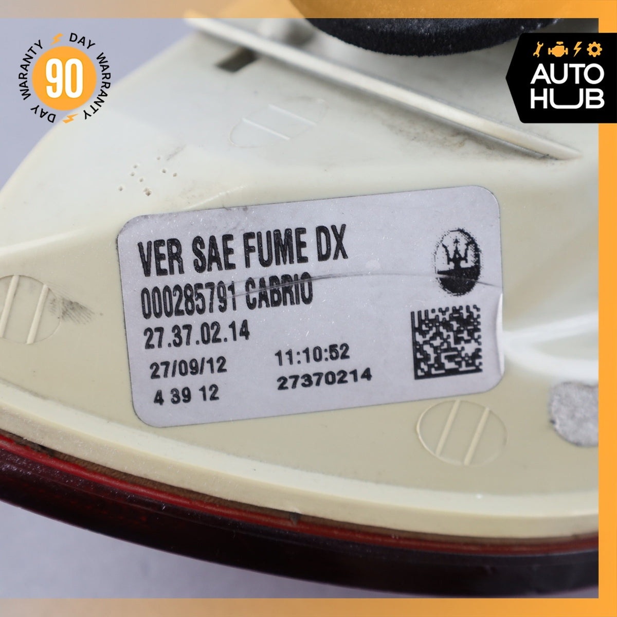 10-19 Maserati GranTurismo M145 Right Side Outer Tail Light Lamp OEM - photo 20