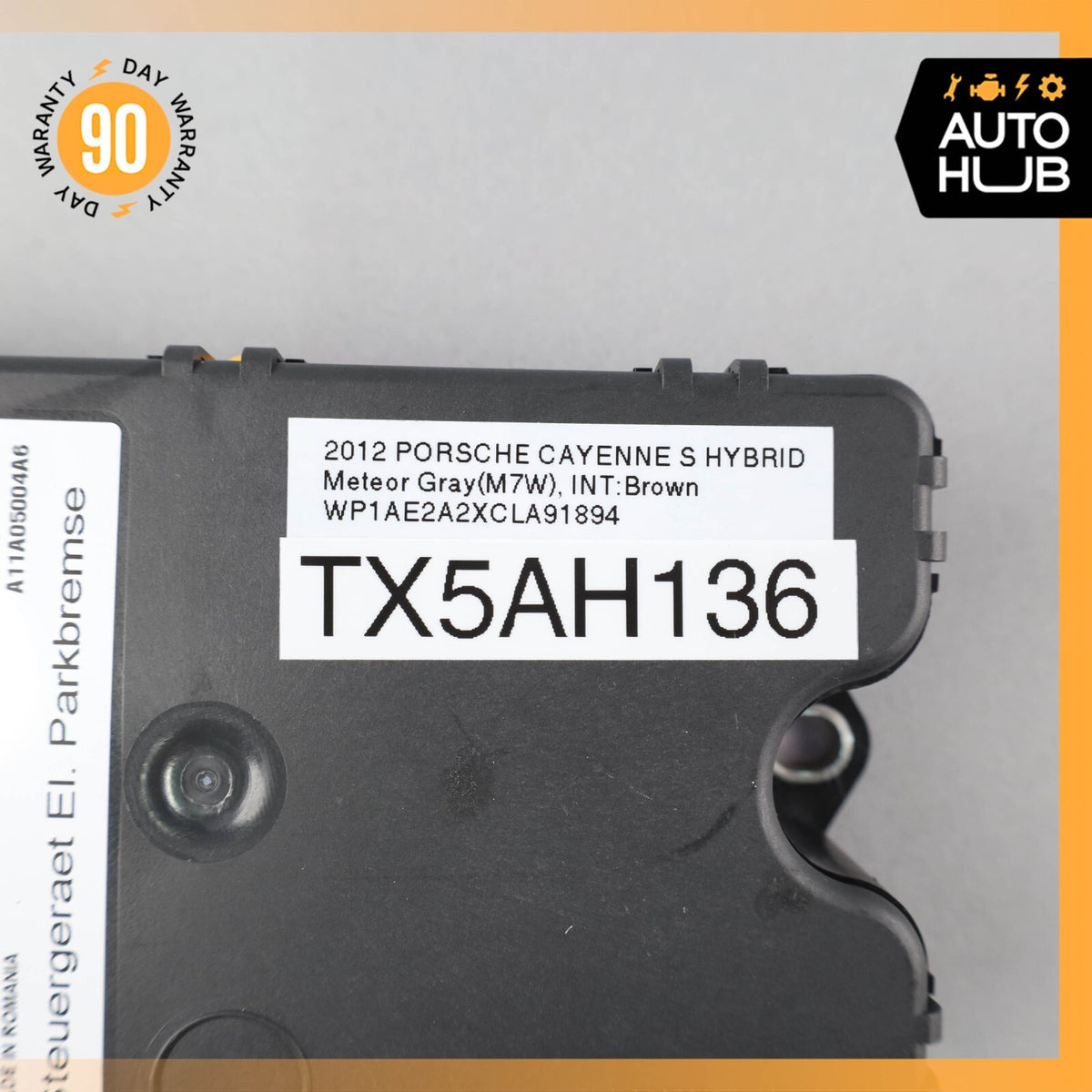 11-18 Porsche Cayenne 958 Hybrid S Electronic Parking Brake Control Module OEM - photo 8