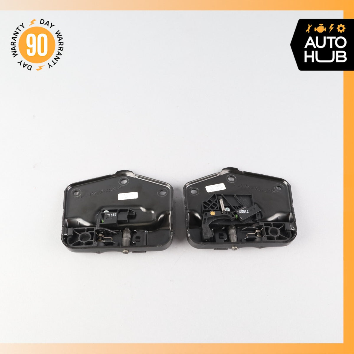 11-17 Mercedes W207 E550 E350 E400 Front Top Roof Lock Latch Cover Set of 2 OEM - photo 4