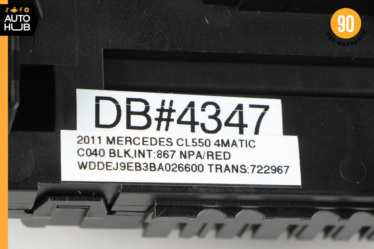 10-14 Mercedes W216 CL550 Rear Trunk Fuse Box Relay Control 2219067100 OEM 59k - photo 12