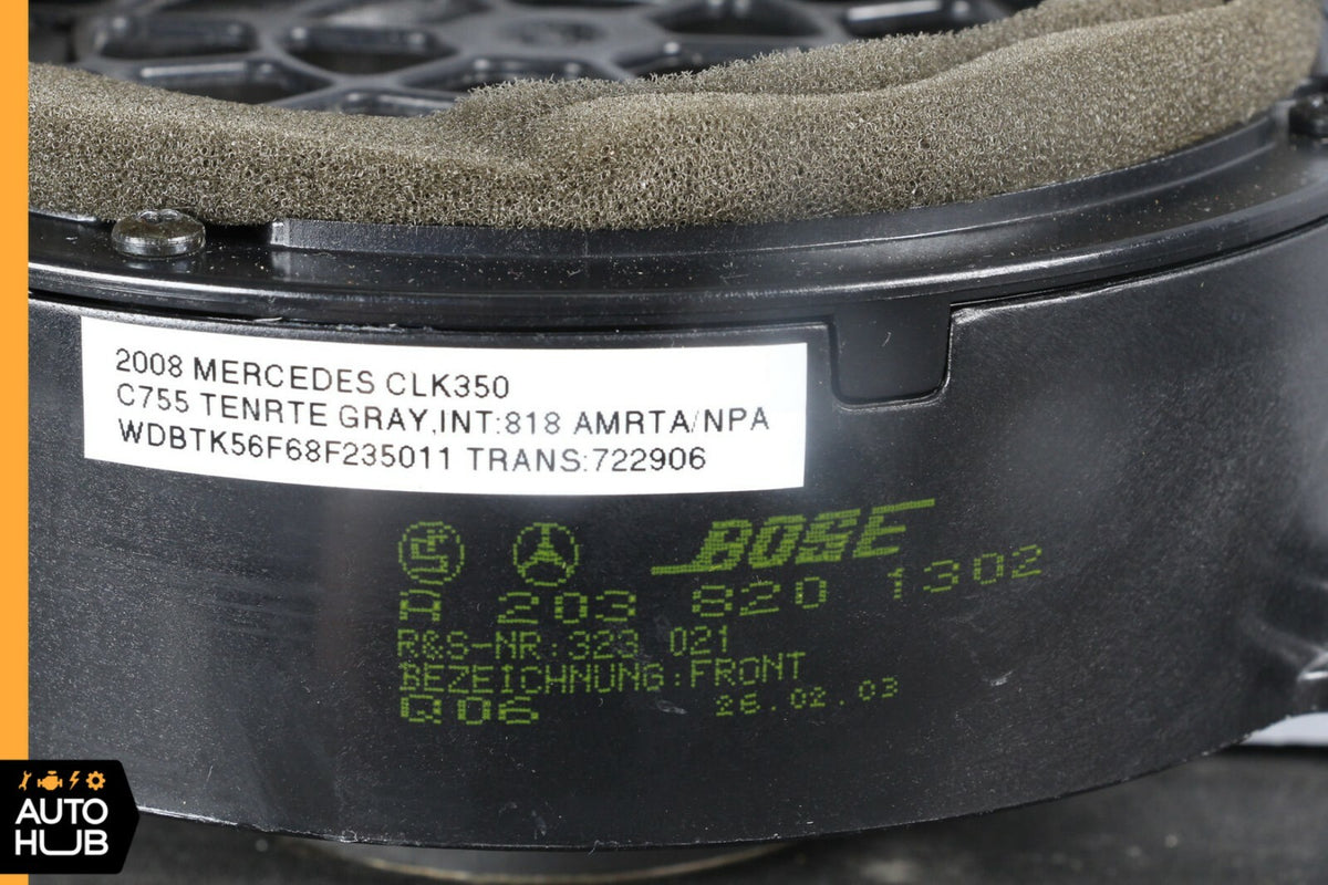 03-09 Mercedes W209 CLK350 CLK500 CLK550 Front Door Speaker OEM - photo 11